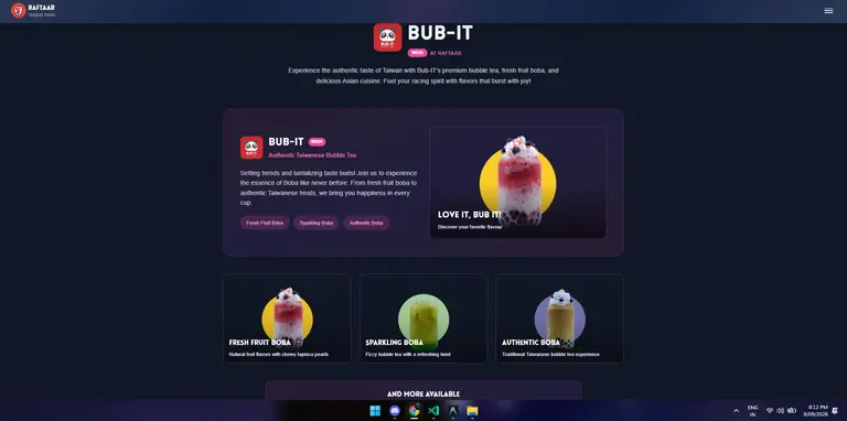 Raftaar — Frontend Development · Client work